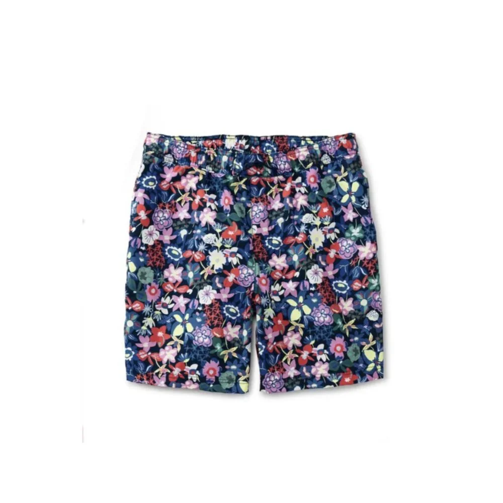 NWT Tea Collection Men's Swim Trunks Caribbean Wildflower Print Size XL